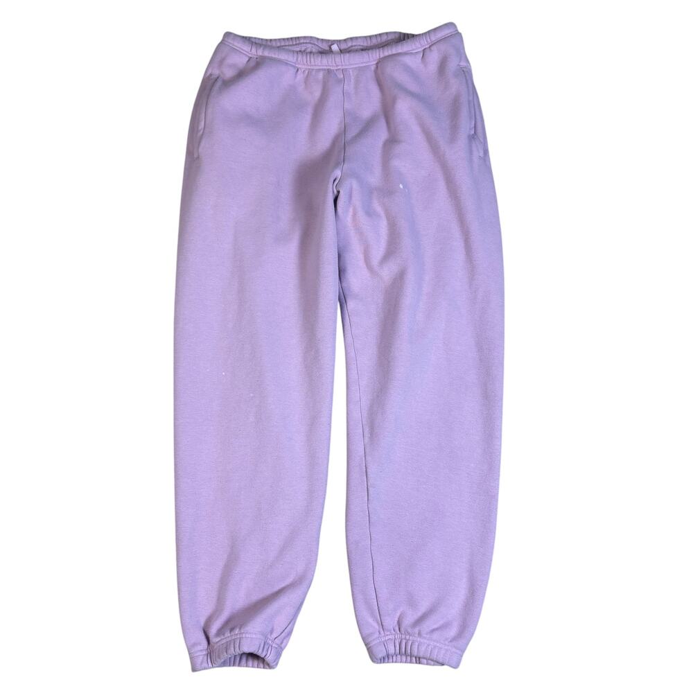 Skims baggy pink/purple cuffed sweatpants joggers Large 30x29 streetwear Kim
